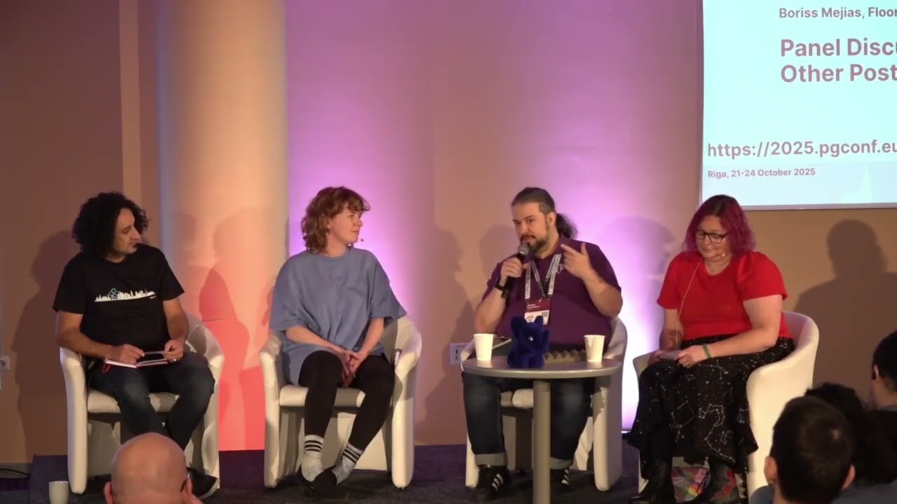Панельная дискуссия: Как работать с другими специалистами по PostgreSQL [PGConf.EU 2025]