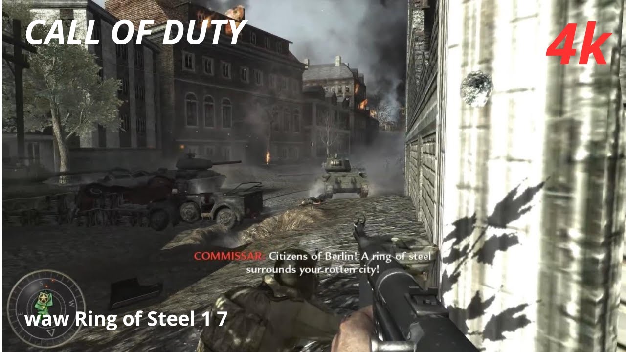 COD waw  Ring of Steel  1 7  shooter military