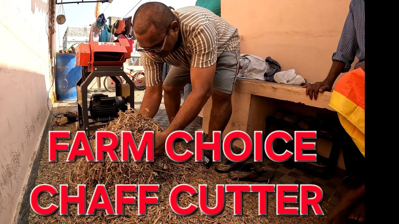 Chaff Cutter for Dry Grass Mushroom Farming |  Farm Choice FC800