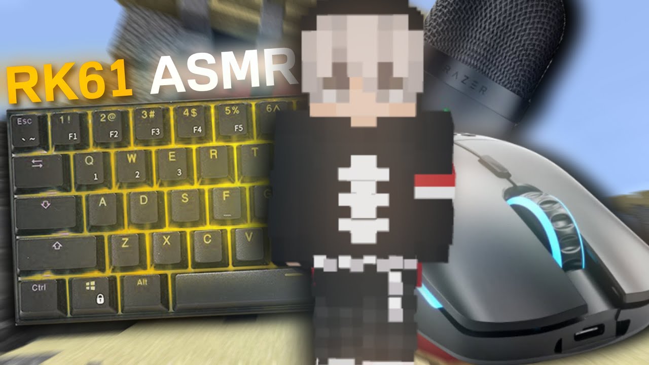 Royal Kludge RK61 ASMR Bedwars Keyboard Sounds l Hypixel