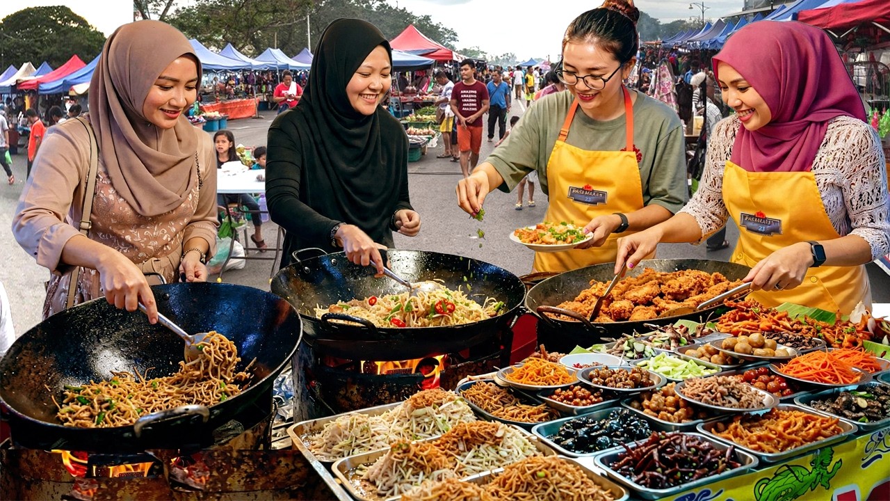 MALAYSIAN LONGEST NIGHT MARKET TOP 30 MOST POPULAR FOOD STALLS | BEST STREET FOOD TOUR IN MALAYSIA