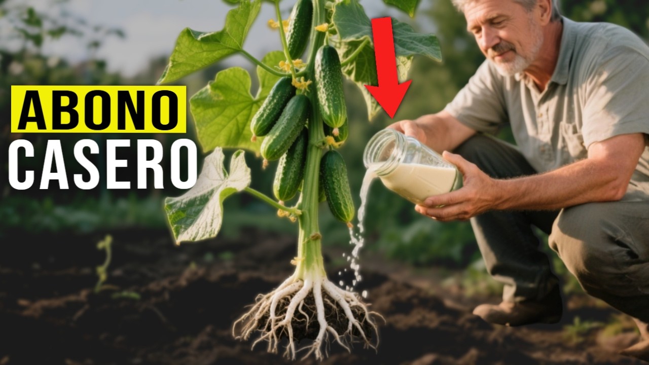 Las Plantas CRECERÁN y DUPLICARÁN Su PRODUCCIÓN con Esta MEZCLA CASERA ✅🥛
