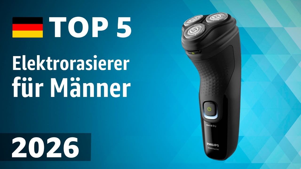 TOP—5. Beste Elektrorasierer für Männer. Test & Vergleich 2026
