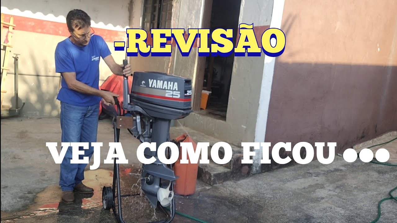 FAÇA ISSO E SEU MOTOR VAI DURAR MUITO MAIS  -  YAMAHA 25HP 1996.