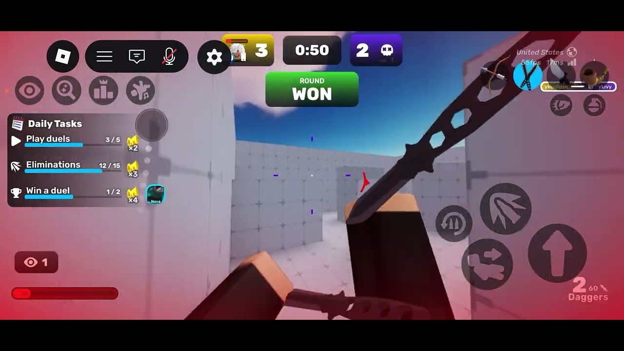 Rivals 1v1 knife only