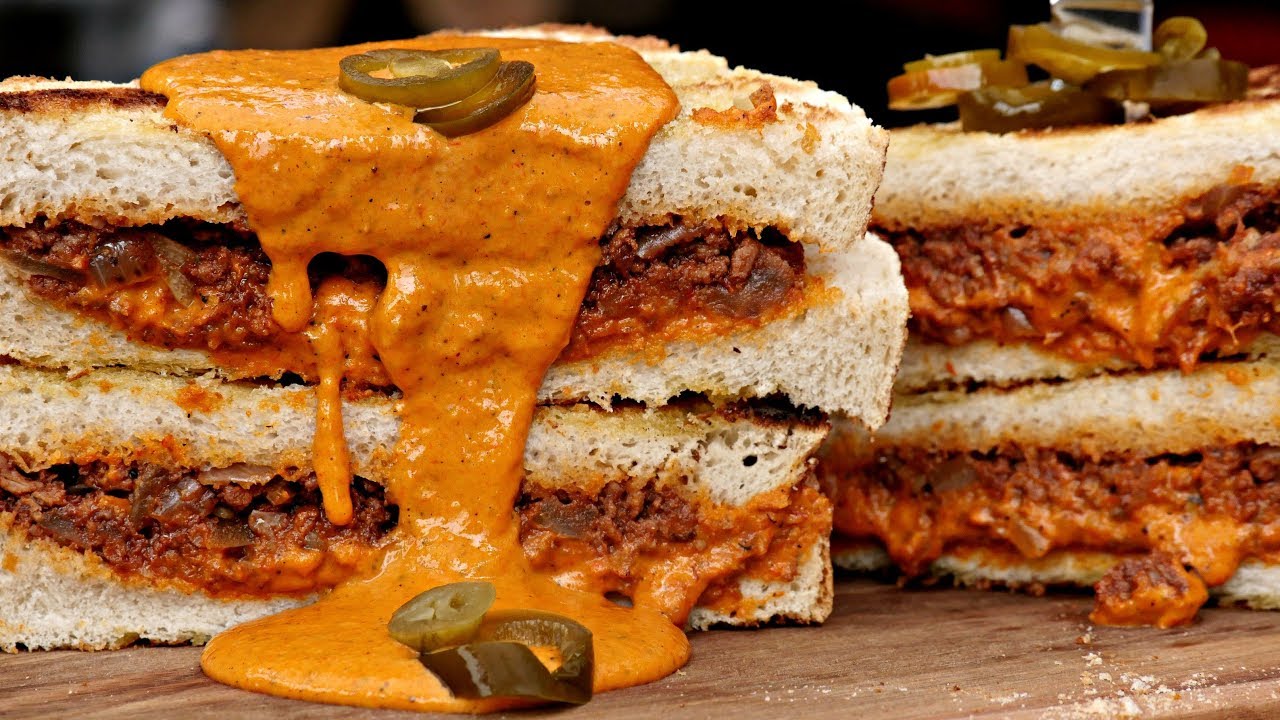 The Best Grilled Chili Cheese Sandwich Ever!!!
