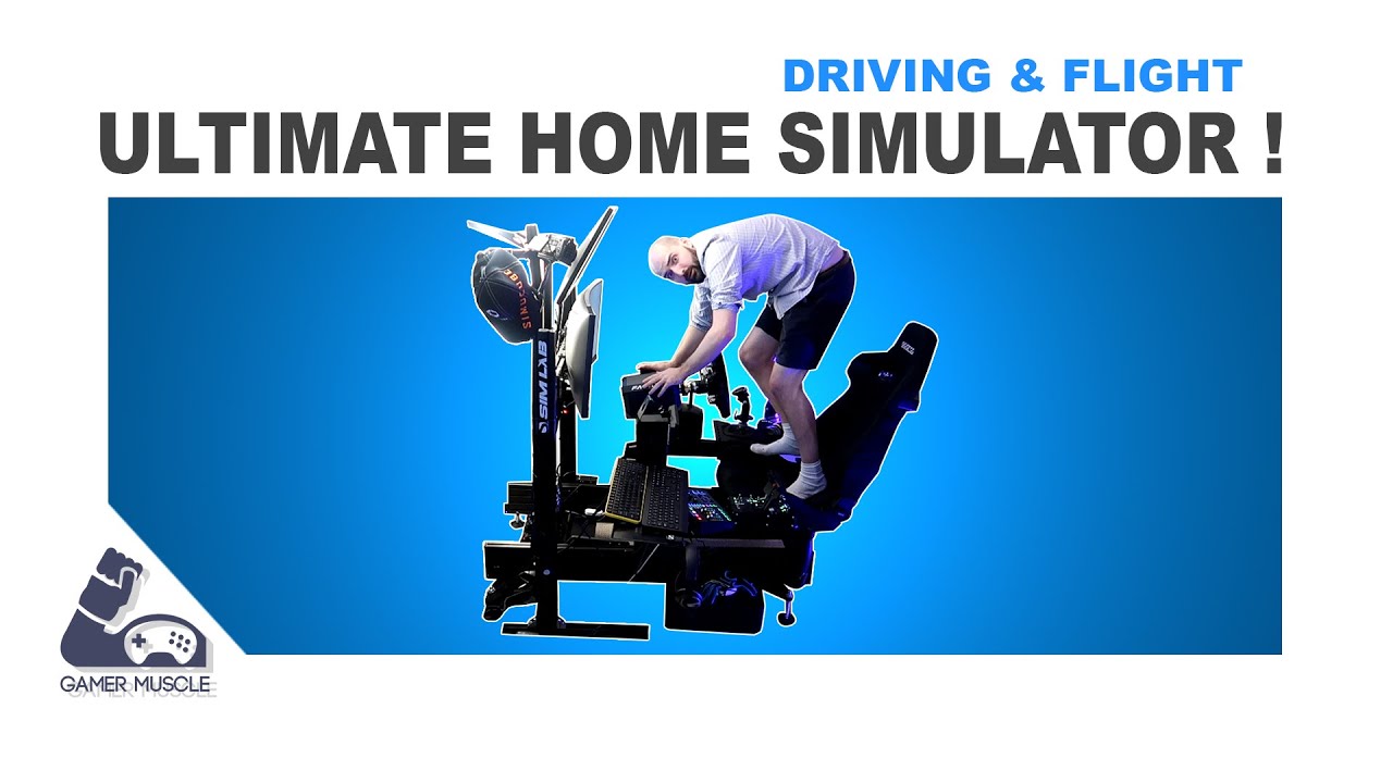 The Ultimate Home Simulator Cockpit !  - Driving & Flight