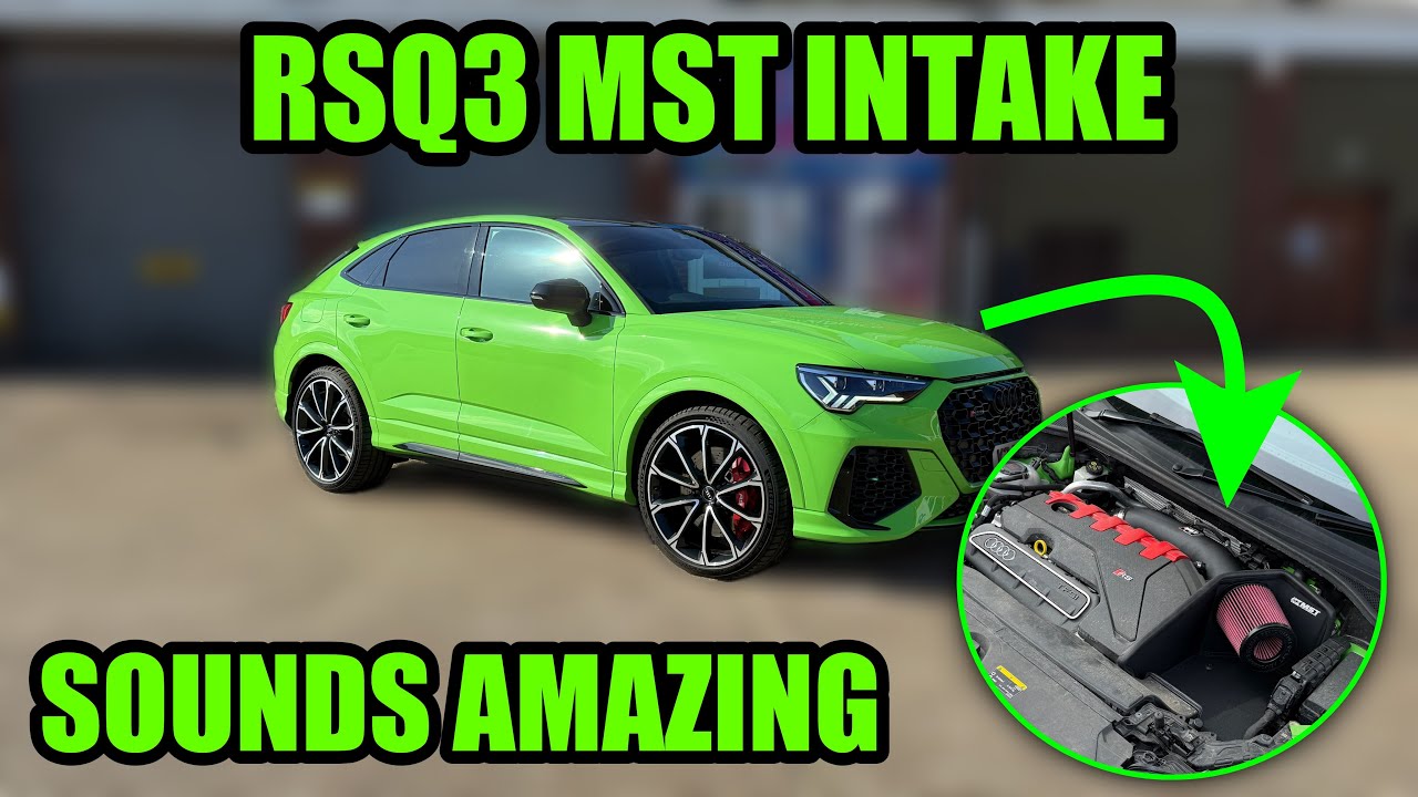 Installing the MST Performance Intake on My Audi RSQ3 | Install + Sound Clips!