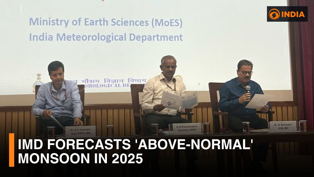 IMD forecasts 'above-normal' monsoon in 2025