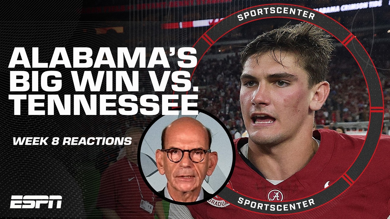 Alabama have separated themselves in the SEC 😯 Paul Finebaum after win over Tennessee | SportsCenter