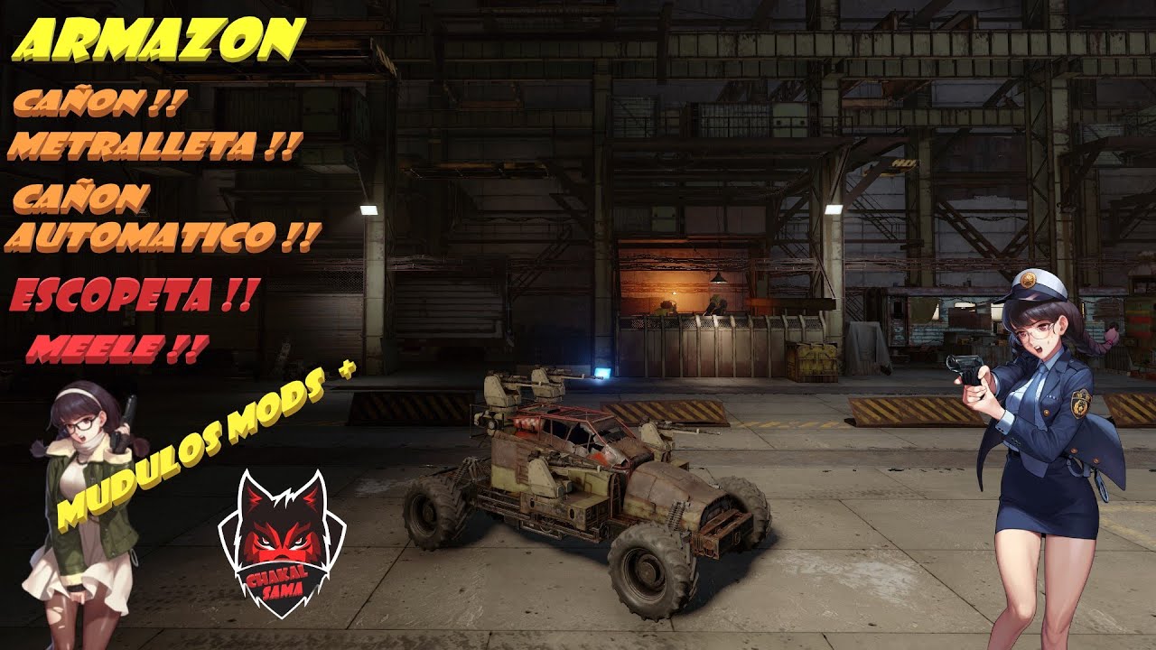 Crossout Español - Builds Económicos para ir iniciando en crossout y Armazón Táctico ! - HD 2021 👺🛠🚗
