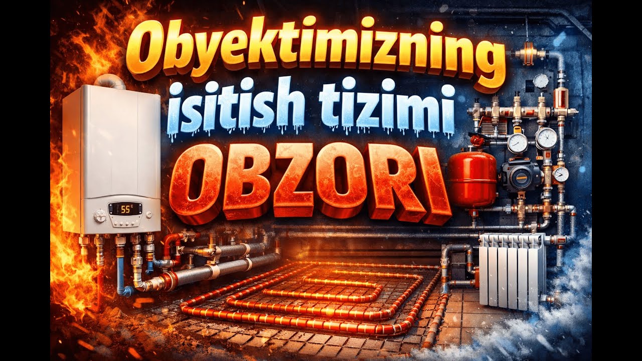 Bunaqa obyekt Uchastka hali bo'lmagan 😱 #обзор #отопление #yangiuchastka