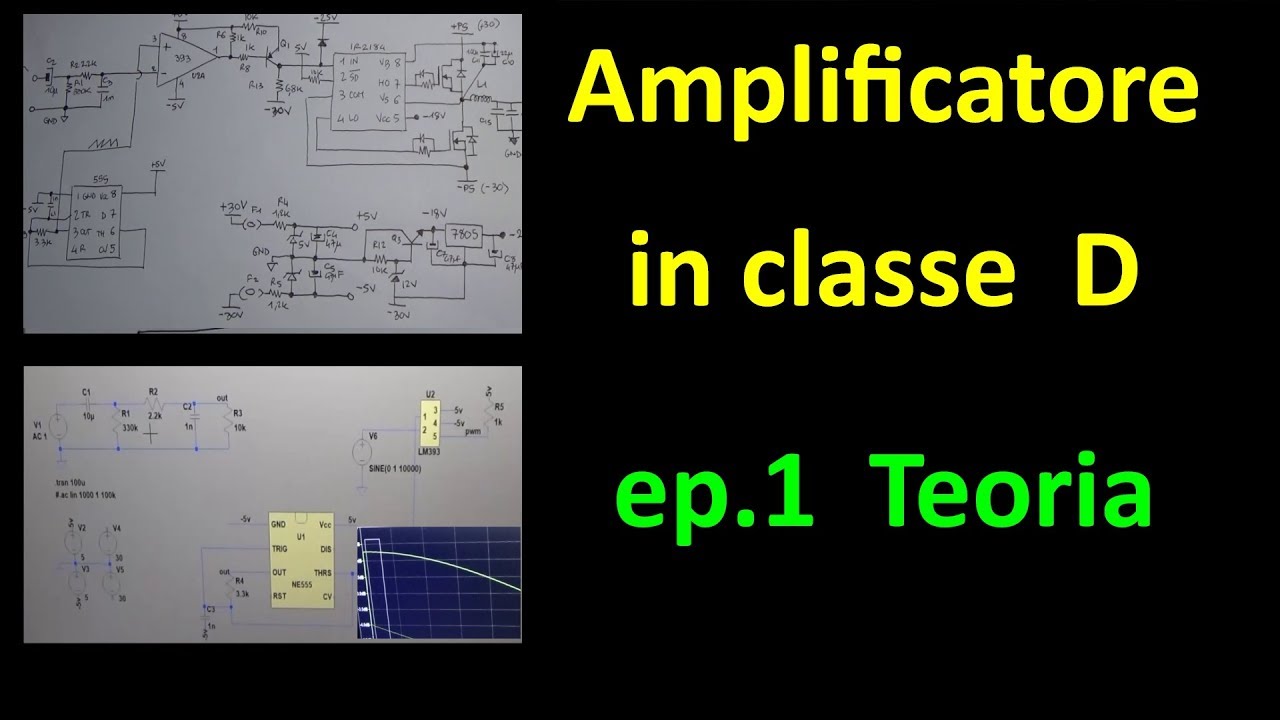 0444: Amplificatore in classe D Teoria e simulazione ep. 1