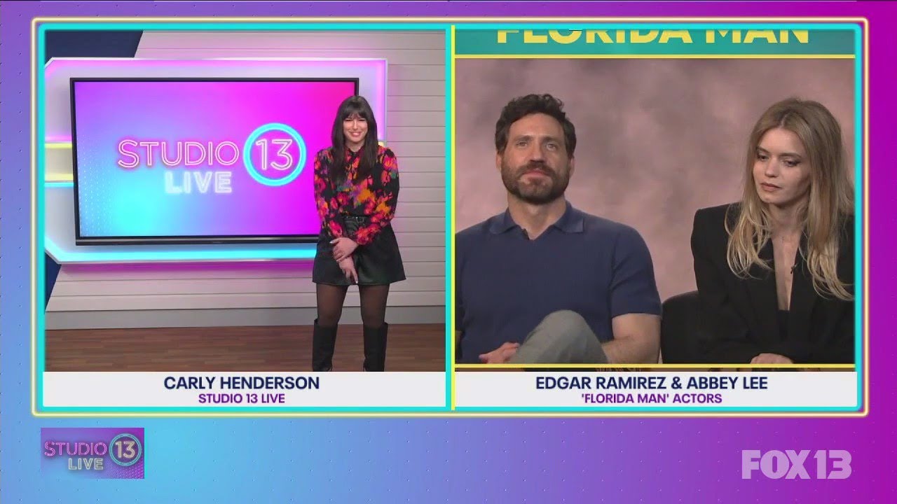 Edgar Ramirez and Abbey Lee talk 'Florida Man' ahead of Netflix release | Studio 13 Live