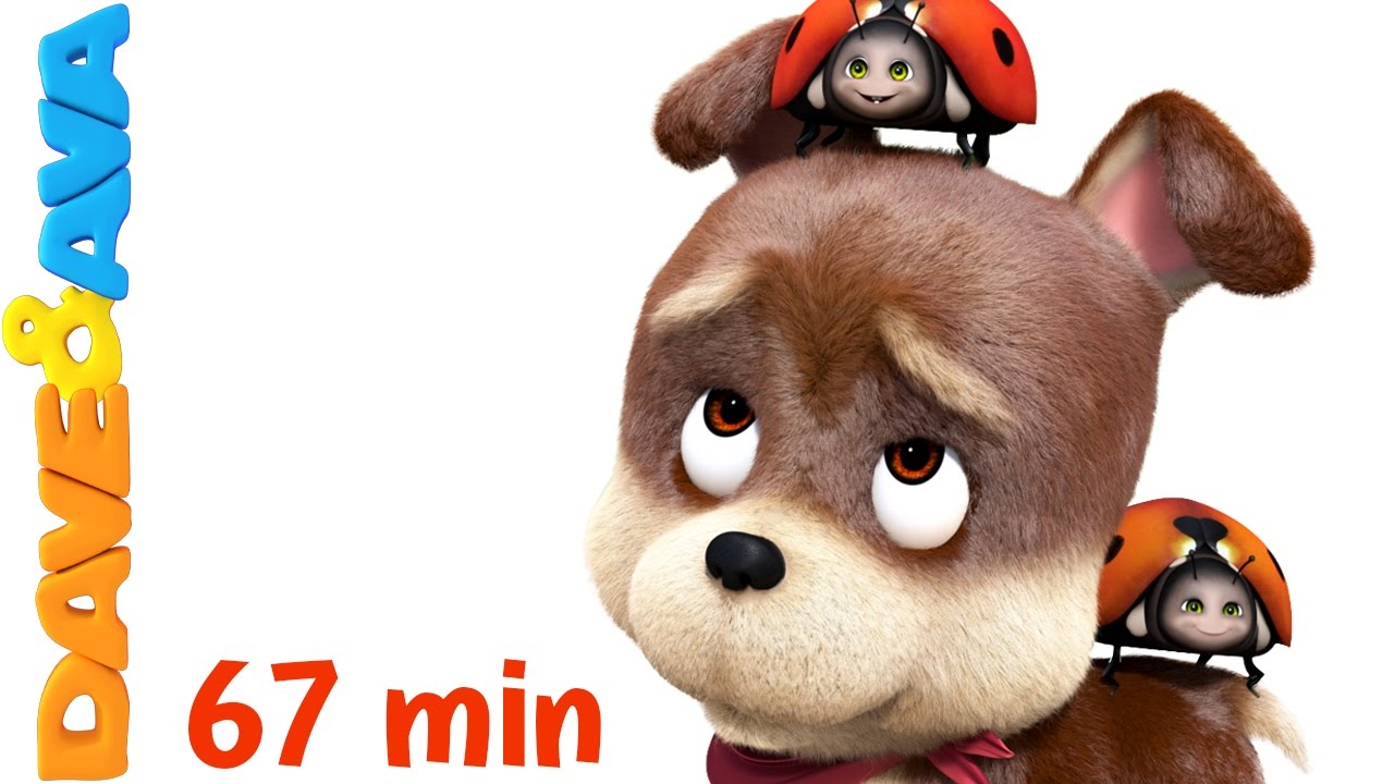 🇬🇧 Five Little Ladybirds - the UK Version | Nursery Rhymes and Baby Songs from Dave and Ava 🇬🇧