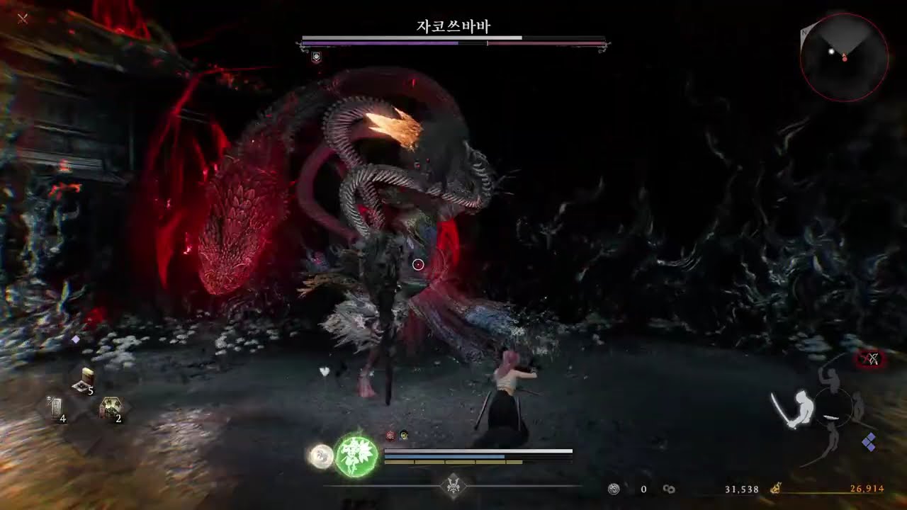 인왕3 데모 자코쓰바바 노대미지 (이도)
