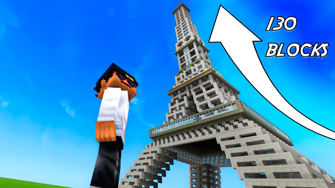 How Build an Eiffel Tower in Hytale 