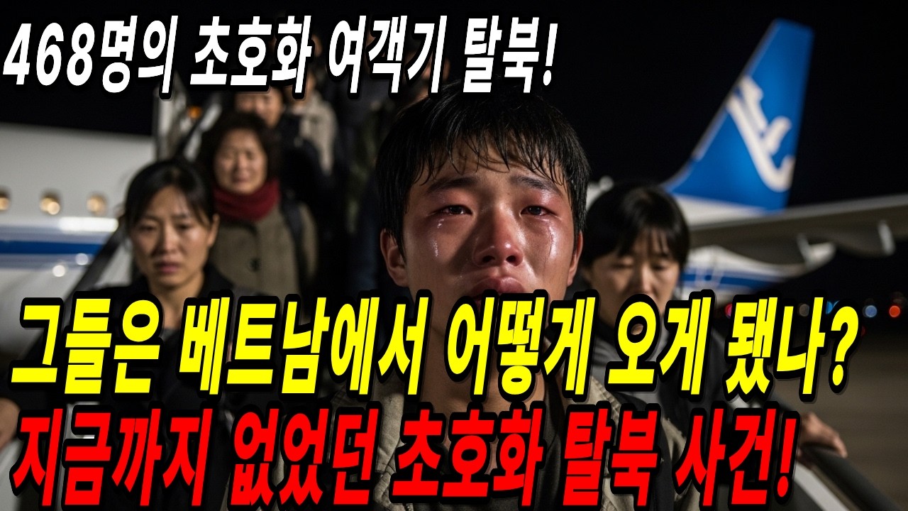 468명 집단 초호화 탈북 실화 | 평양 부촌 엘리트가 북송 직전 살아남은 이야기