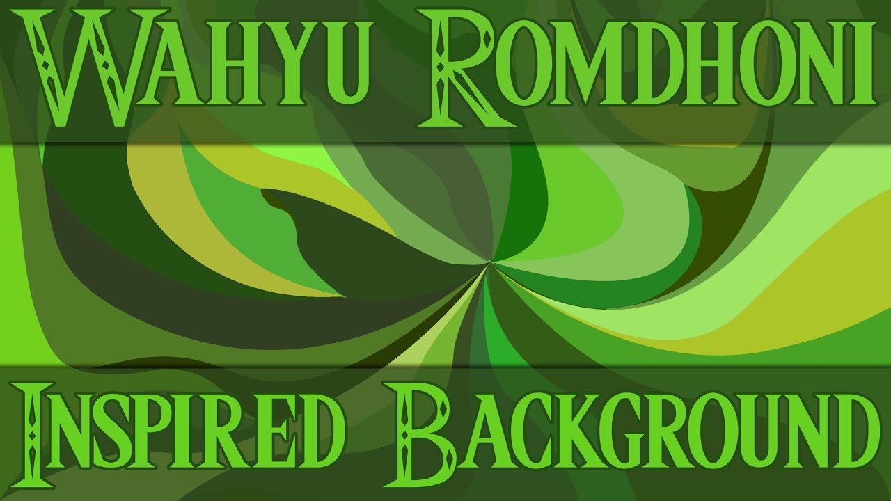 Wahyu Romdhoni Inspired Background Design