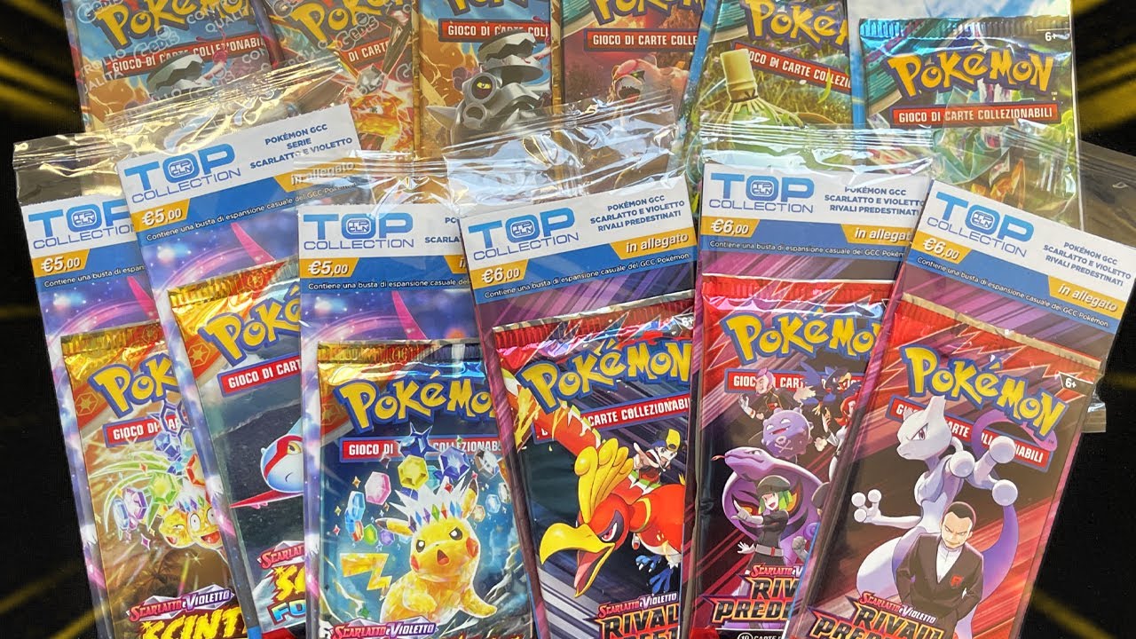 APRO 12 BUSTINE MISTE di Pokémon SCARLATTO e VIOLETTO