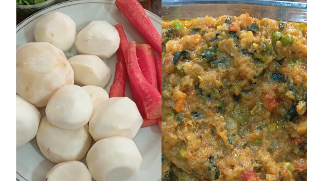 شلجم,کا ساگ (turnips with mix vegetables