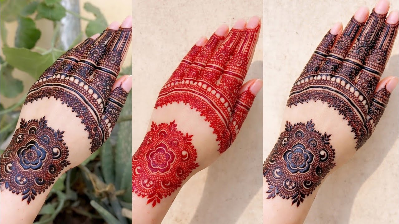 Very Simple Mehedi Design 2026 for bridal| Very beautiful style mehendi|Back Hand Mehndi|Mehandi 