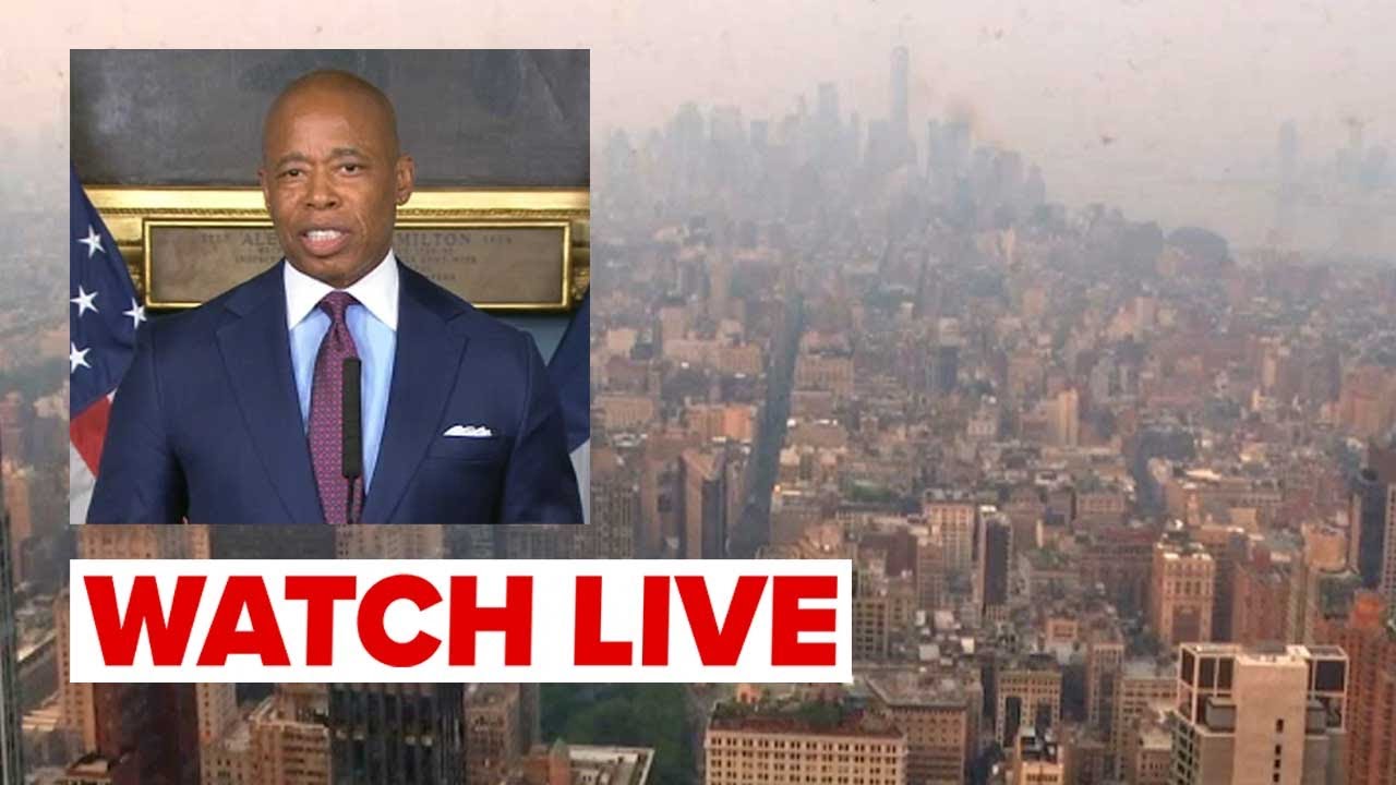 LIVE COVERAGE | Air Quality Alert briefing from New York City Mayor Eric Adams