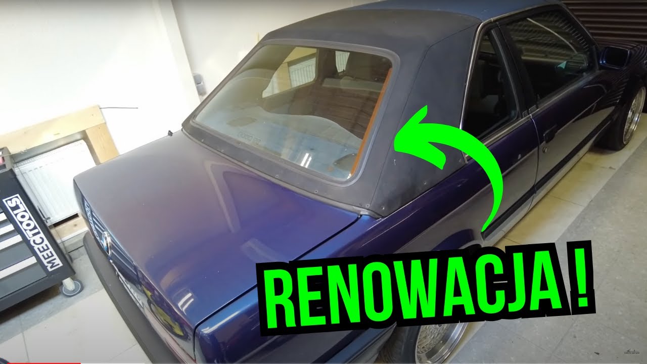 BMW E30 Baur TC i Hardtop. Zobacz renowację dachu!