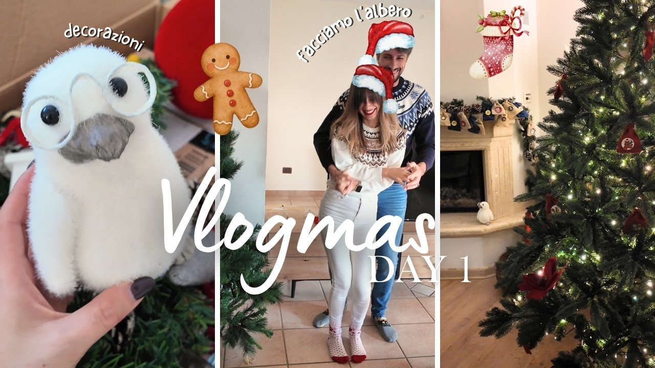 VLOGMAS #1 | Facciamo l'albero in casa nuova! 🎄