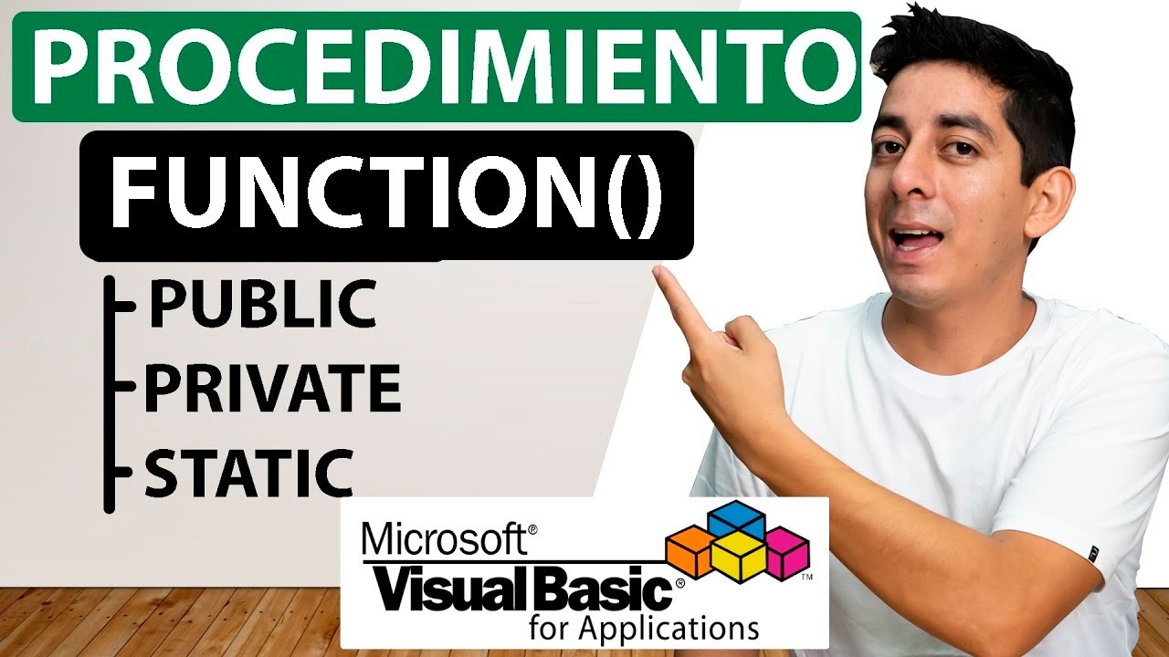 🚀 Procedimiento Function (Public, Private, Static) I Curso VBA Excel