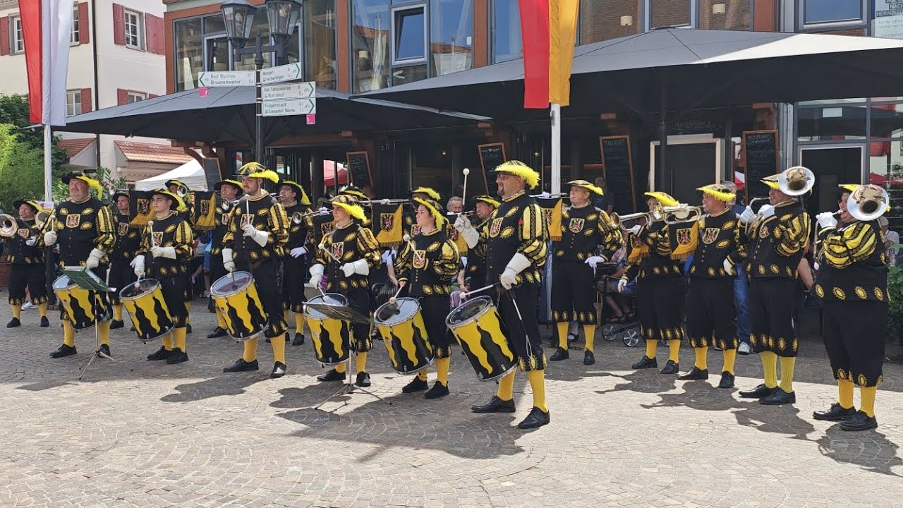 Berittener Fanfarenzug Saulgau am Bächtle-Samstag 2025