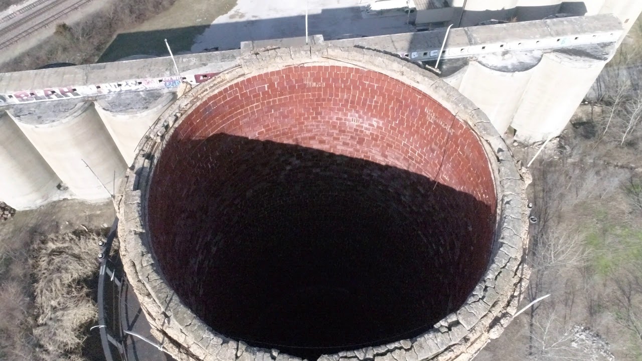 4K Drone Video Cement Land