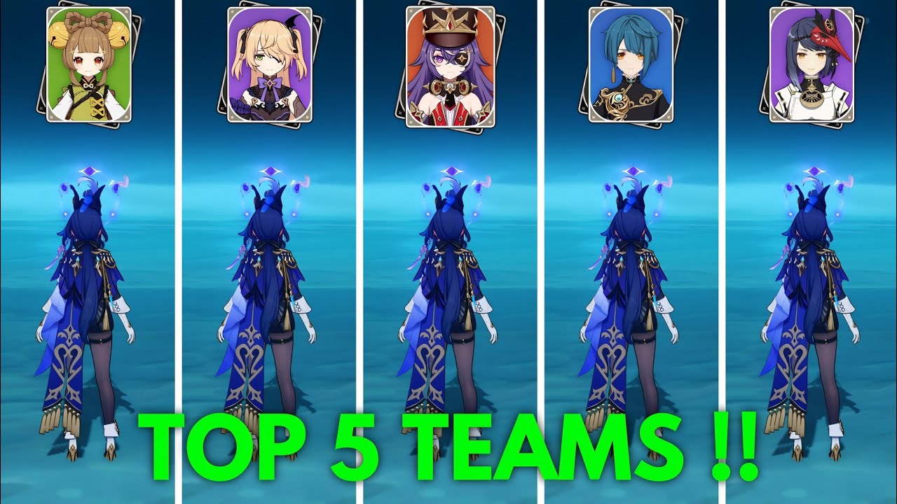 5 Best Teams For F2P Clorinde!! Genshin Impact