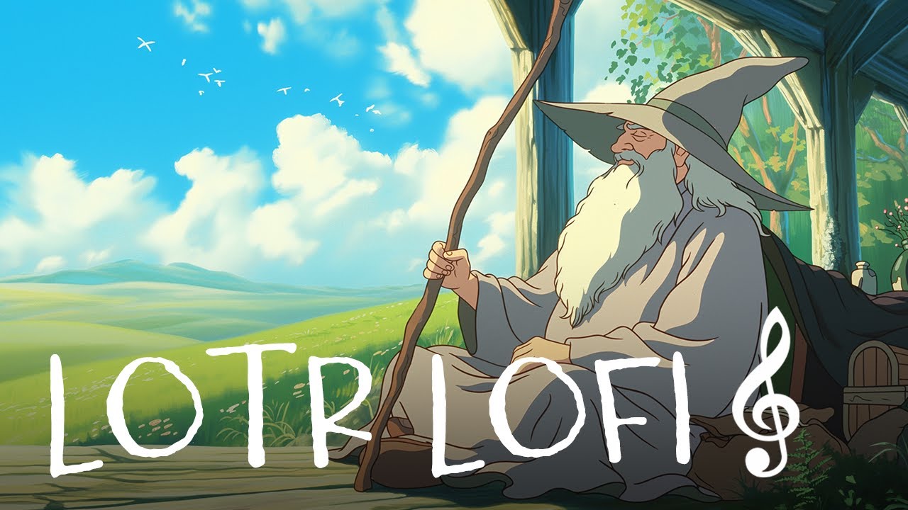 Chill with Gandalf 🧙🏻‍♂️ Lord of the Rings LOTR Lofi