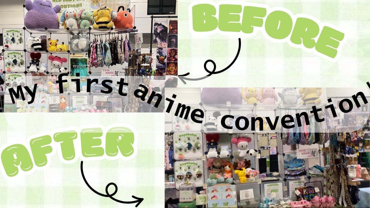 🌟Artist Alley Vlog🌟~selling at my first anime convention, my experience, so sleepy 😴