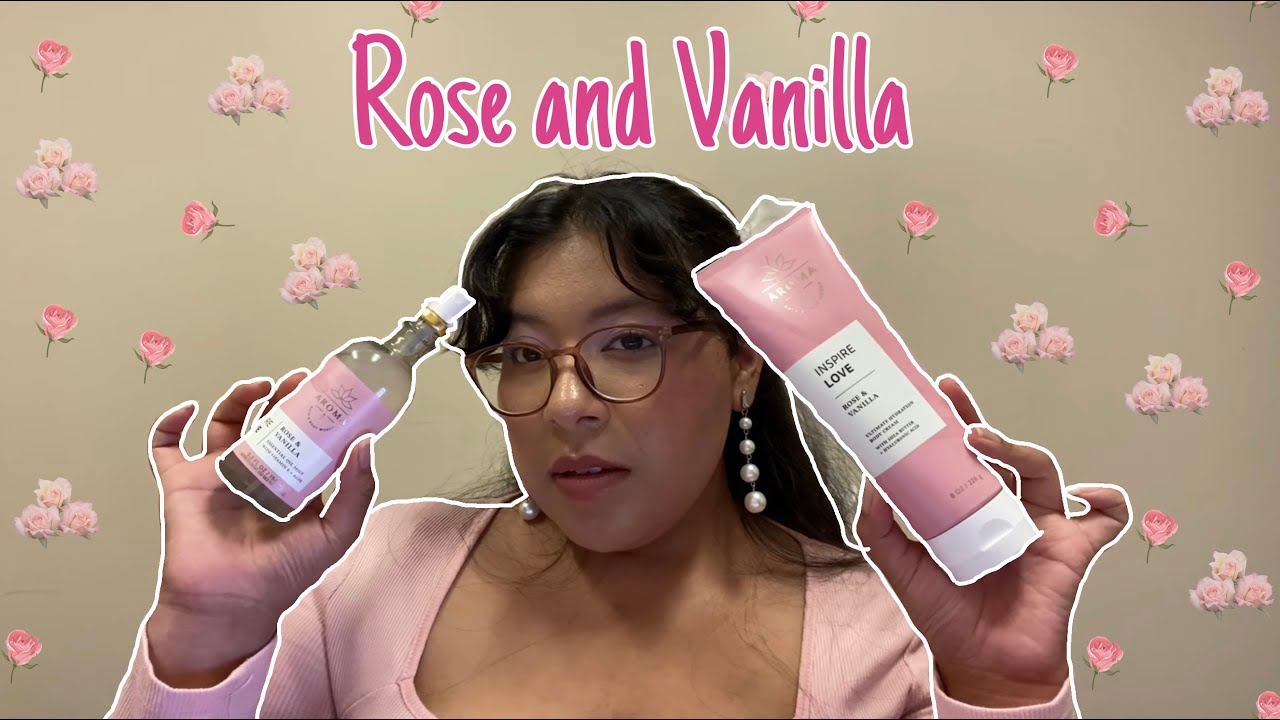 🎀Bath and Body Works Aromatherapy Rose and Vanilla Body Cream and Mist Review + Wear Time + Combo🎀