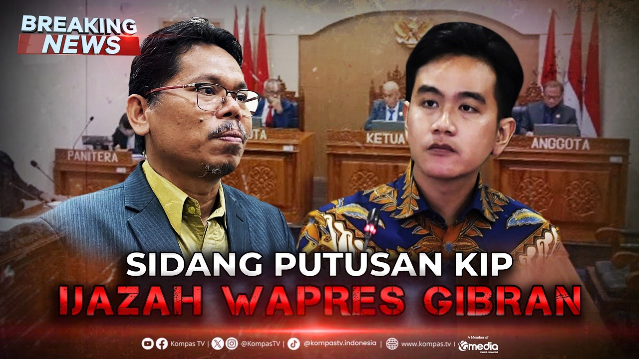 BREAKING NEWS - Sidang Putusan KIP Bonatua Silalahi soal Gugatan Ijazah Wapres Gibran