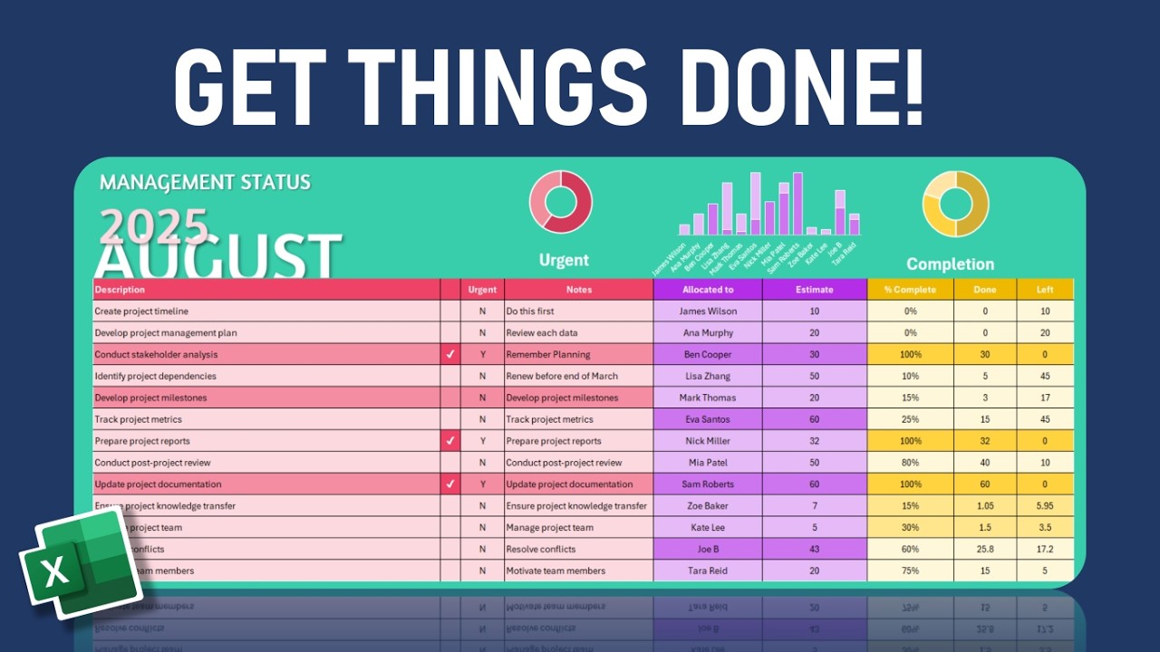 How to Build a Fun Excel Task List, Step by Step tutorial