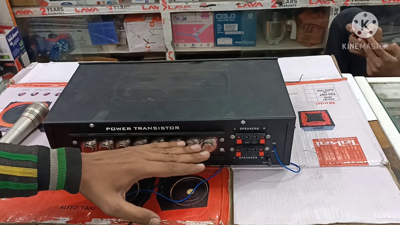 Hi Wattage 8Transistor set with mic spiker all details