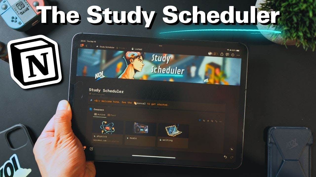 How I Organize My Entire School Life | Free Notion Template