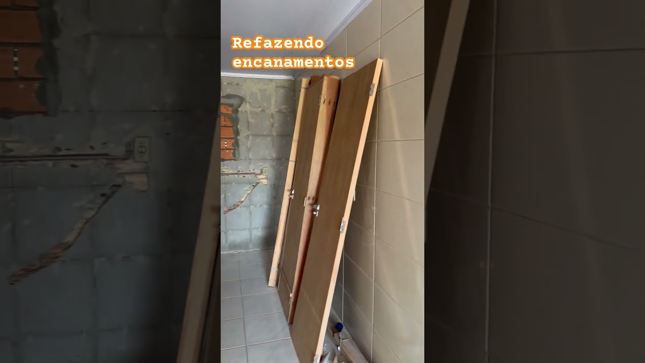Refazendo encanamento