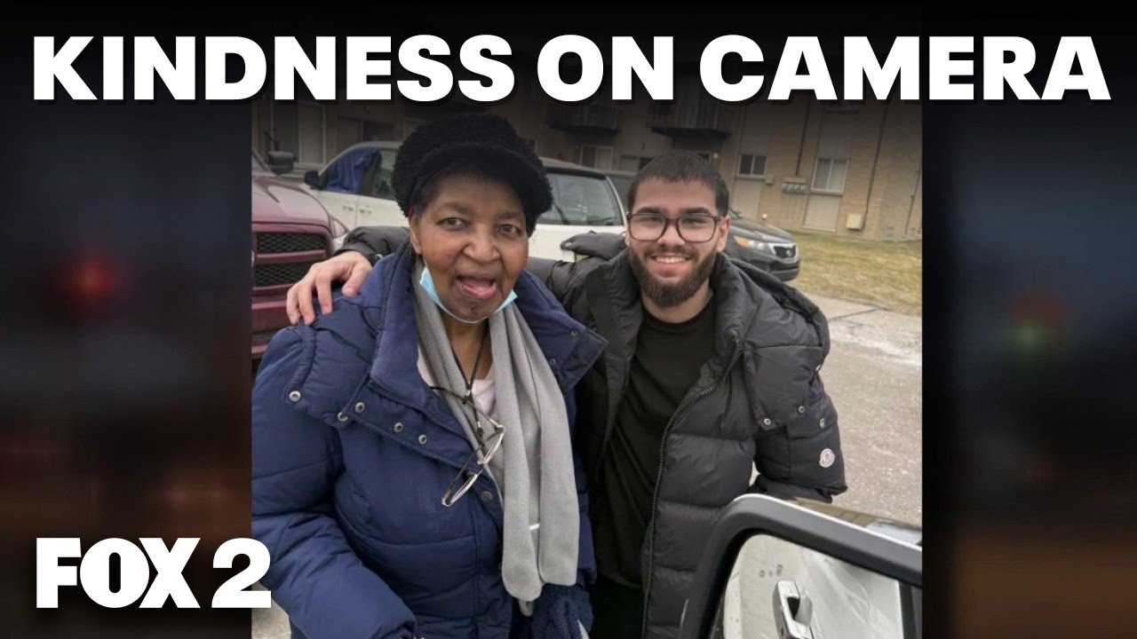 Metro Detroit teen's act of kindness caught on camera