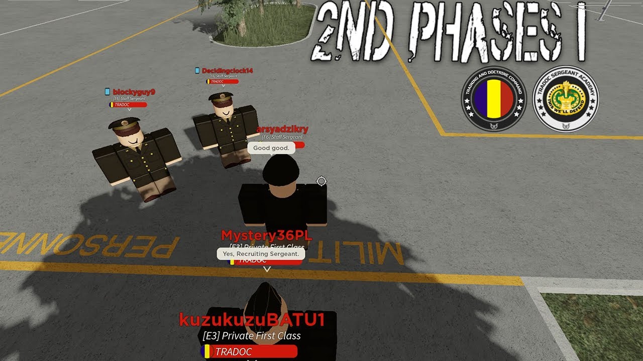 TRADOC: Hosting 2nd Phase I - ROBLOX Fort Martin