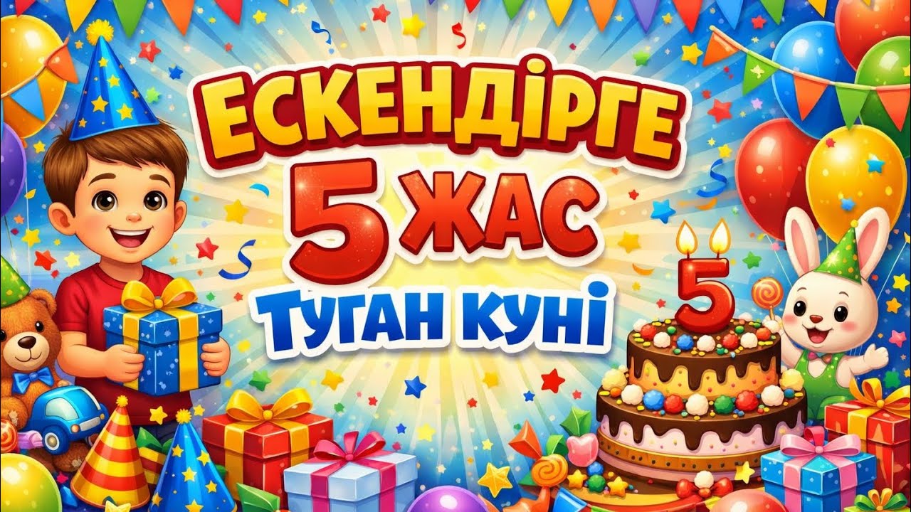 ЕСКЕНДІР 5-ЖАС ТУҒАН КҮН ӘНІ