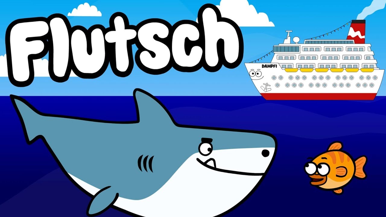 ♪ ♪ Kinderlied Kleiner Fisch - Flutsch der Fisch - Hurra Kinderlieder