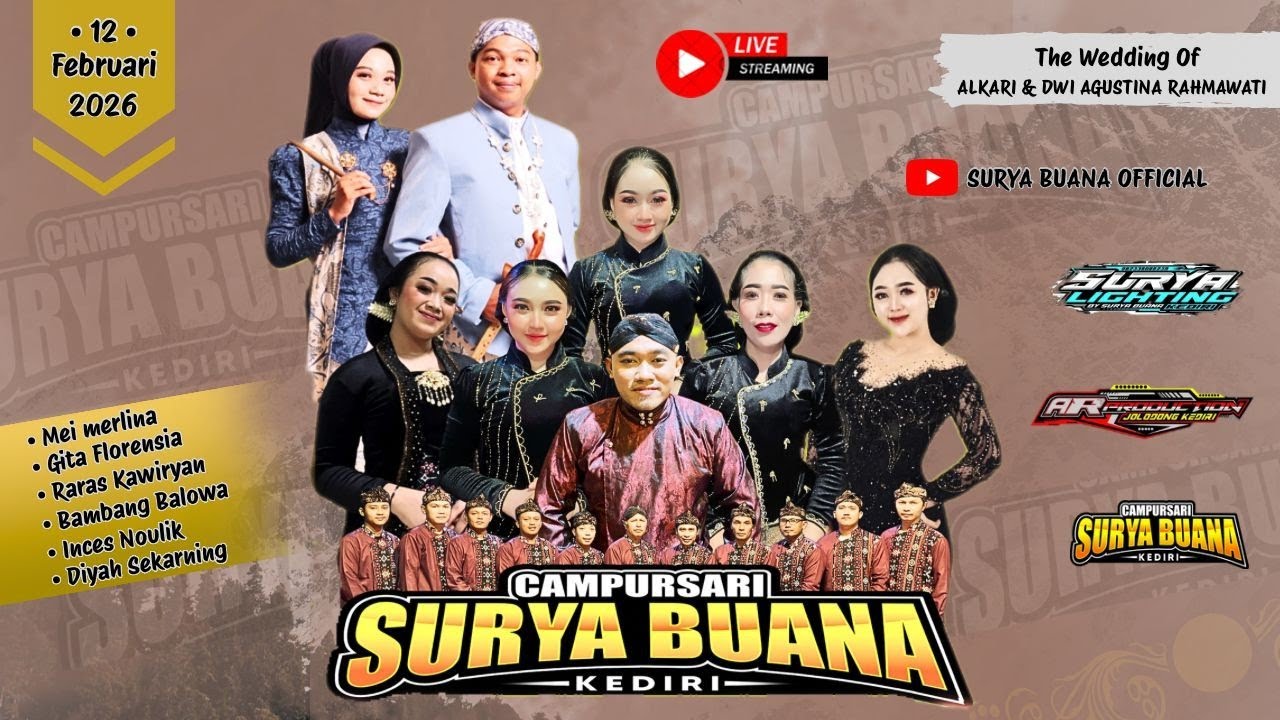 #LIVE CAMPURSARI SURYA BUANA BT DYAH SEKARNING & INCES NULIX || 12 FEB 2025 || TERBARU MALAM INI !!!
