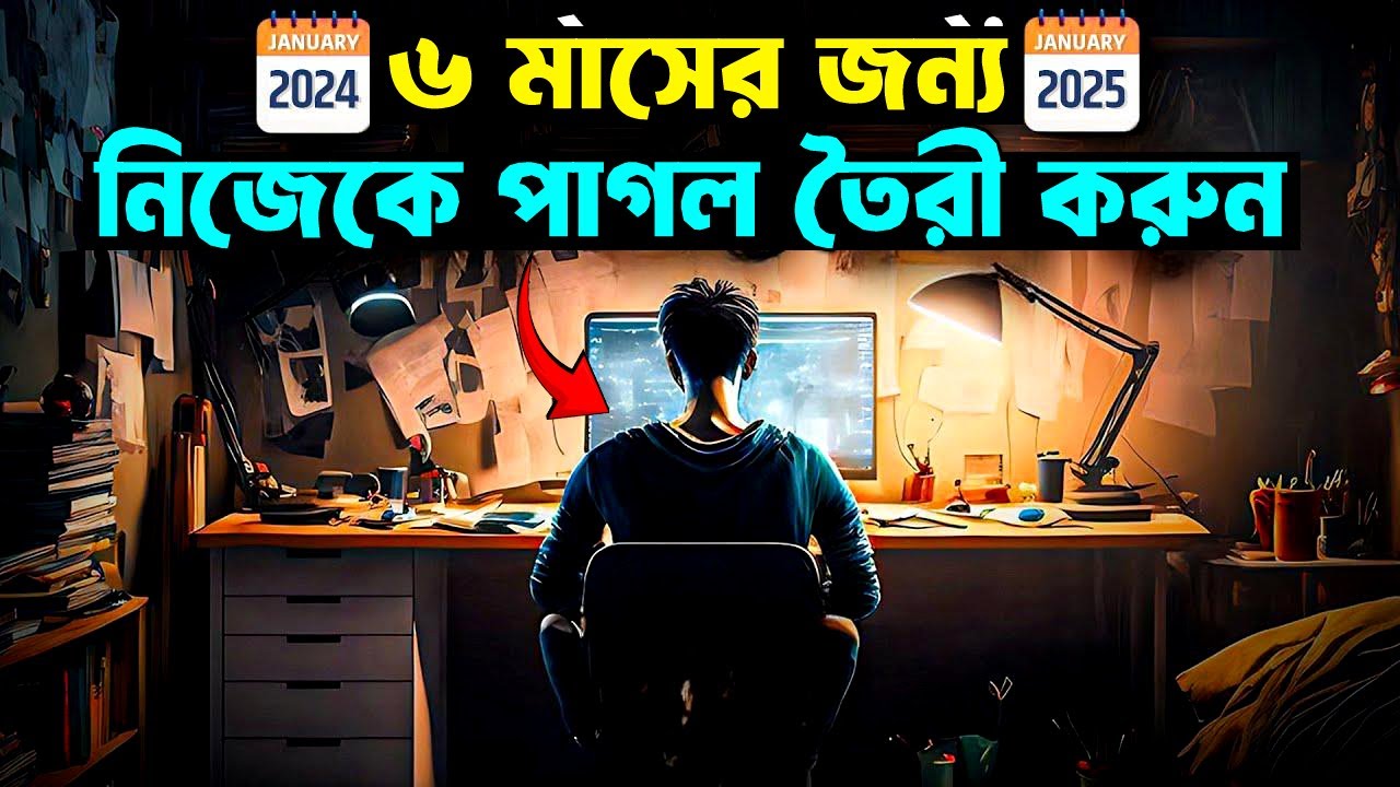 আগামী 6 মাসের জন্য পাগল হয়ে যান ! 6 Month Challenge to Change Your Life ! Best Success Motivation
