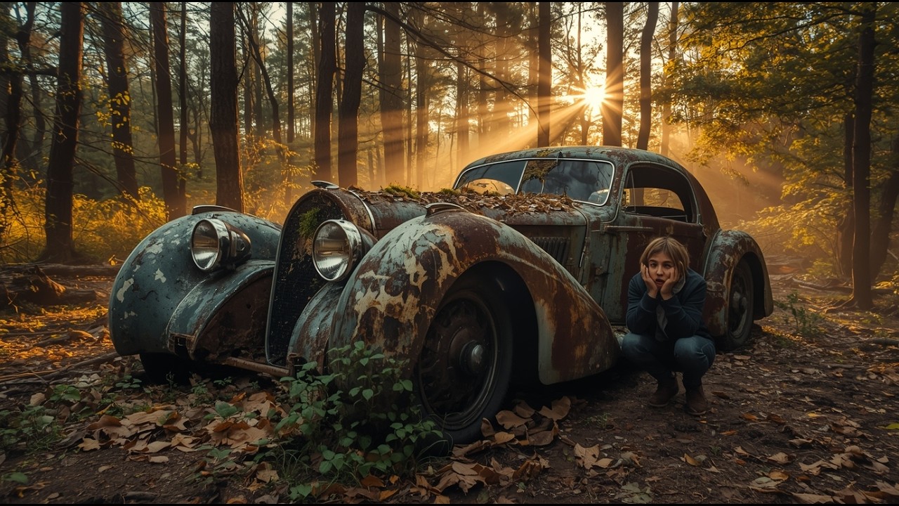 ASMR Full POV 4K Restoration – 1932 Bugatti Atlantic Classic | From Rust to Timeless Masterpiece