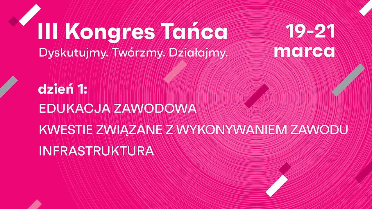 III Kongres Tańca | dzień 1 | 19 marca 2023