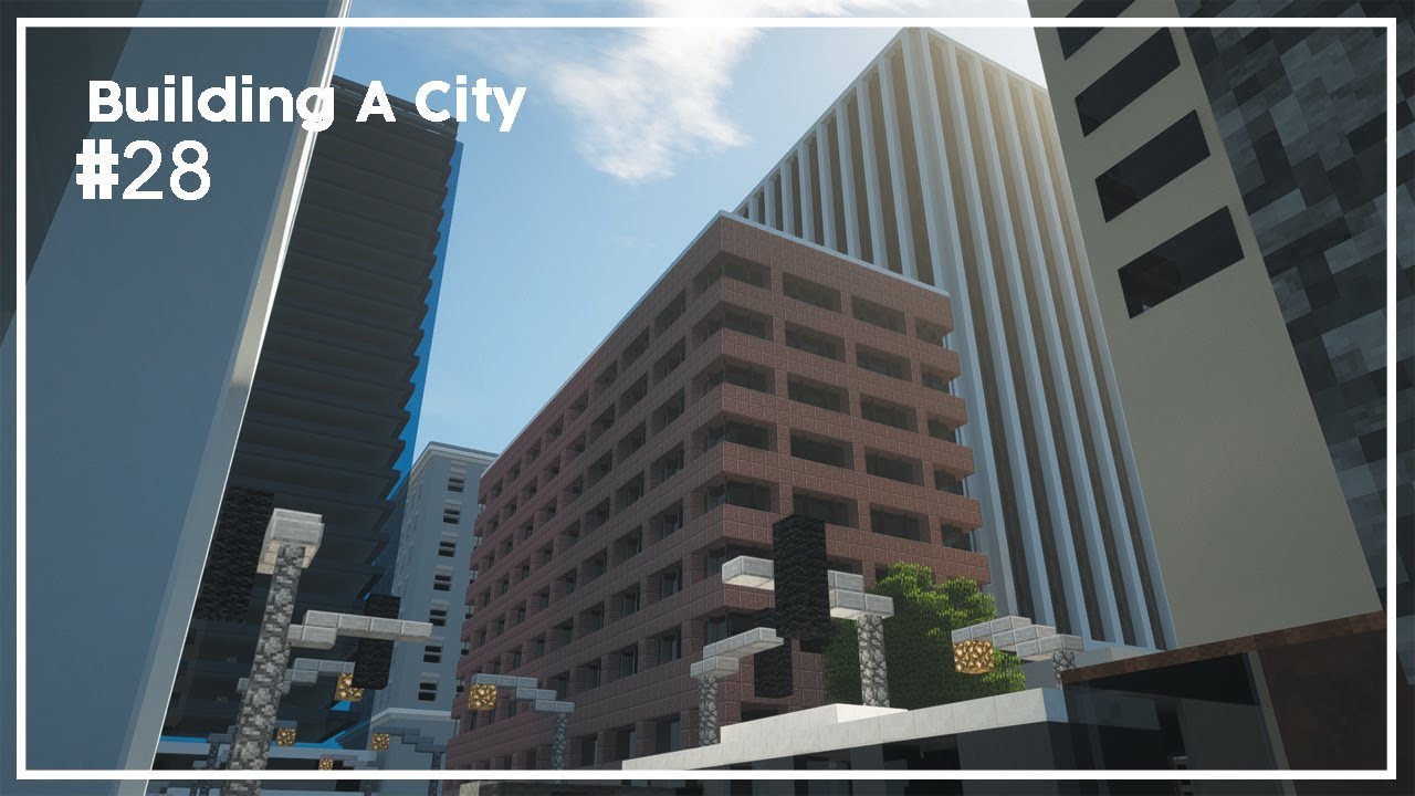Building A City #28 // Downtown Expansion // Minecraft Timelapse